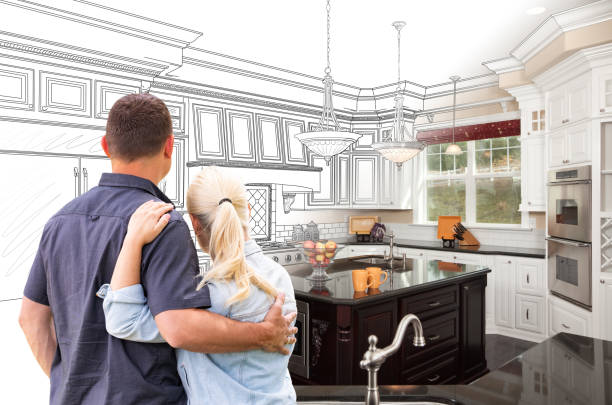 Custom kitchen cabinets installed in a Voorhees home